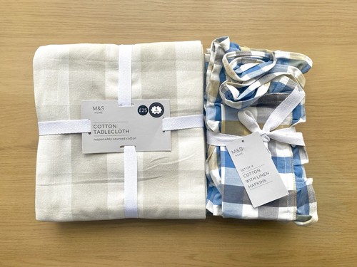 Bnwt home gingham - bnwt, m&s