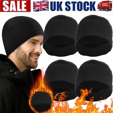 Black Military Tactical Skull Cap Warm Fleece Windproof Winter Ski Beanie Hats