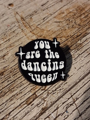 Dancing queen enamel pin - dancing, badge