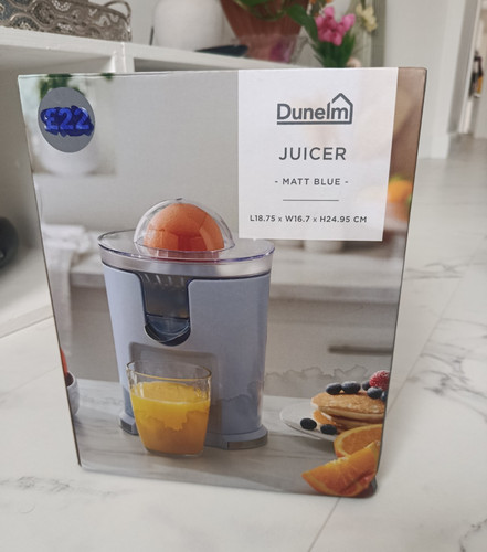 Dunelm electric citrus juicer - citrus,