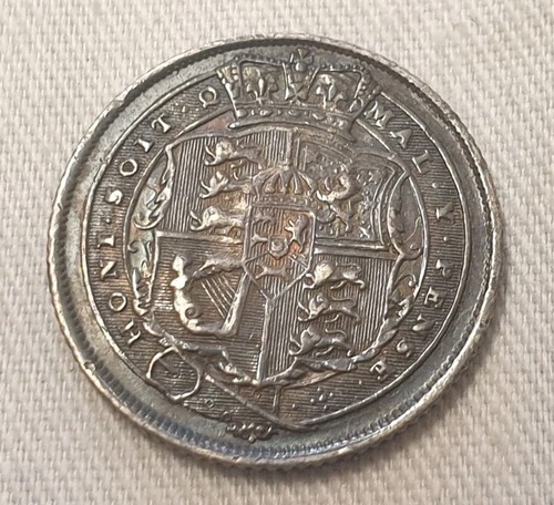 1817 silver sixpence - silver,