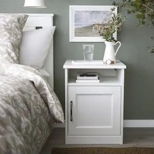 SONGESAND IKEA BEDSIDE CABINET WHITE H.55c W.42c D.40c Local Delivery Possible