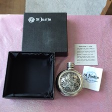  Pewter Hip Flask by St Justin