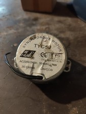 TYC-50 Turntable Synchronous Synchron Motor 50/60Hz AC 220V 4W 5-6RPM CCW/CW