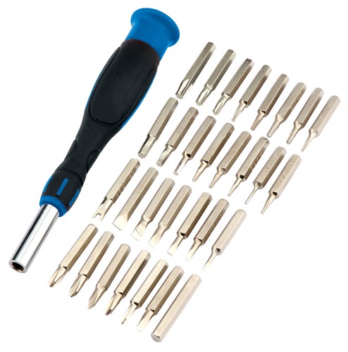 Precision screwdriver and - screwdriver, bit