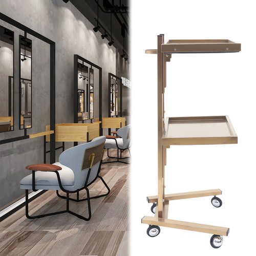 Foldable tray trolley salon - foldable,