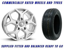 16" Silver Cobra Alloy Wheels