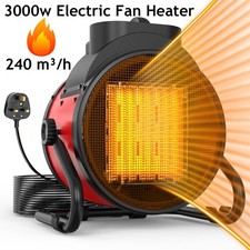3kW Electric Space Fan Heater