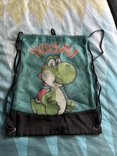 Super Mario Yoshi Drawstring Gym Bag