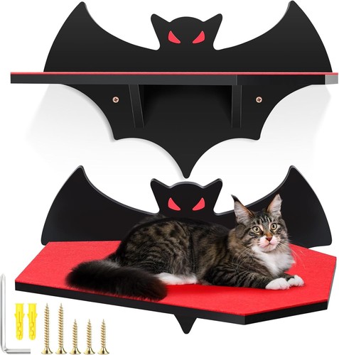 Cat shelves for wall - wall, halloween