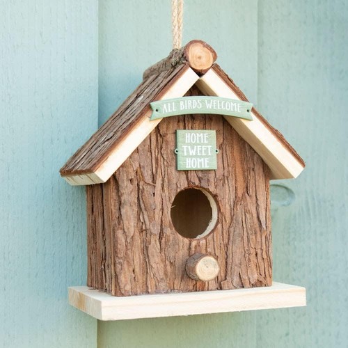 Wood bark bird - house, home