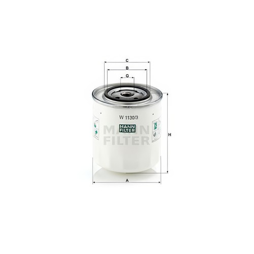 Mann oil filter with - mann,