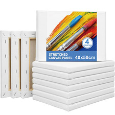 PACK OF 4 Blank Artist Canvas
