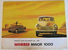 MORRIS 1000 SALOON CONVERTIBLE & TRAVELLER BROCHURE. #2370D. 8 PAGES FOLD OUT