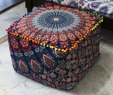 Pouf Ottoman Ethnic Indien