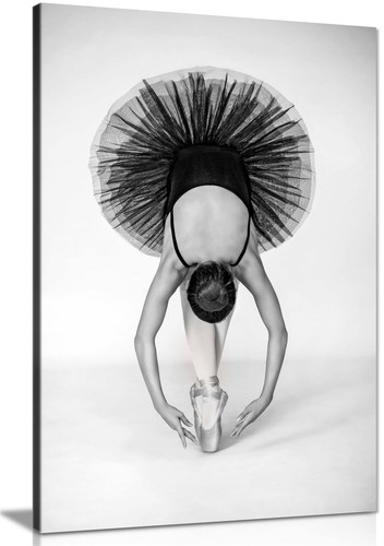Dancing ballerina black - dancing, in