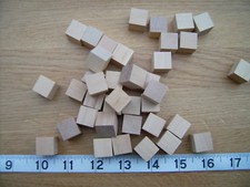 20x wood cubes - wood,
