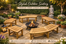 Appleton Curved Wooden Garden