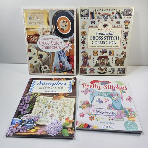 Cross stitch pattern books - 4x,