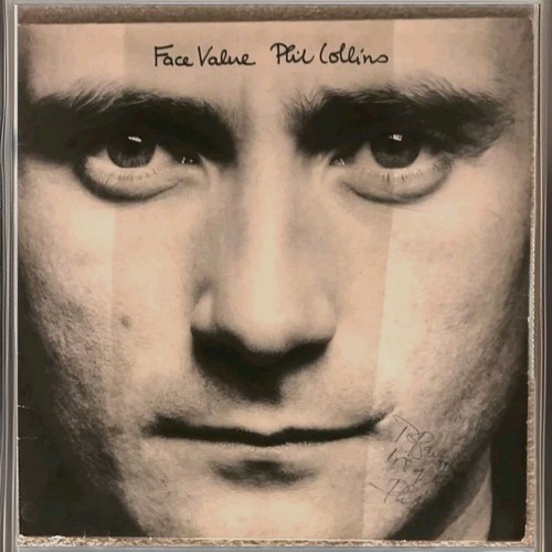 Phil collins signed face value - phil,