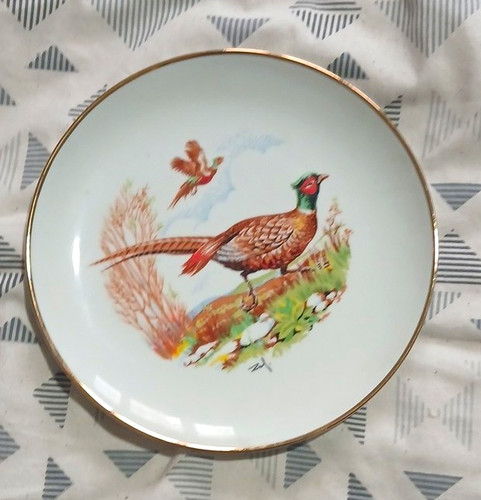 Ceramic round plate white - ceramic,