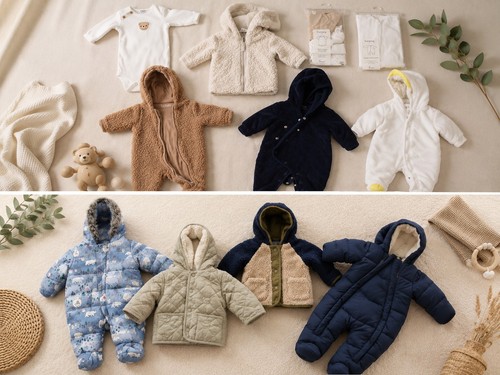 Baby hooded fleece lined - hooded, bear
