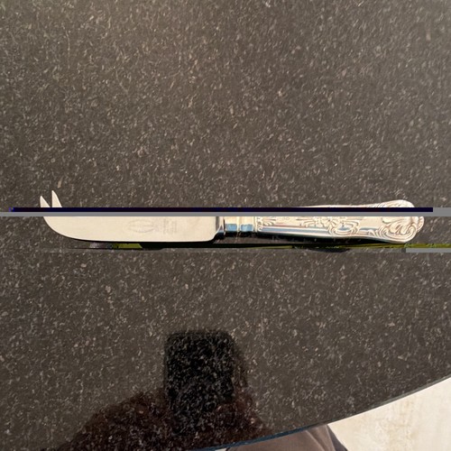Cheese knife hallmarked - cheese,