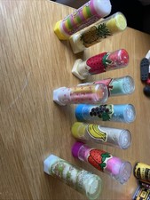 Job Lot Vintage Lip Stick Style Erasers X9