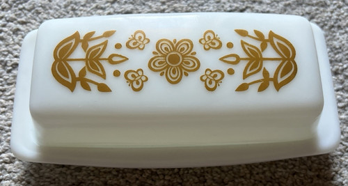 Vintage pyrex white gold - vintage,