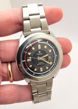 Vintage LIP Nautic-Ski Super Compressor Men's watch AS IS for restoration