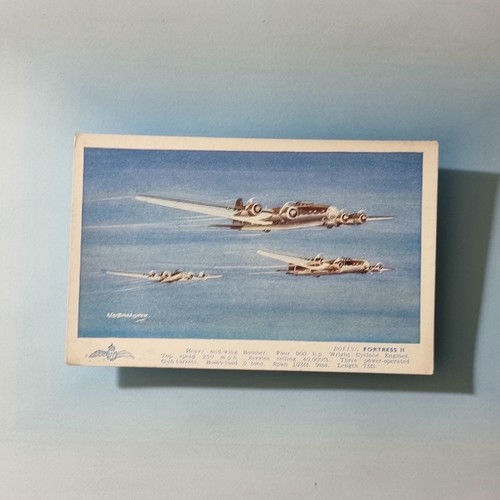 Ww2 aircraft postcard c1940 - postcard,