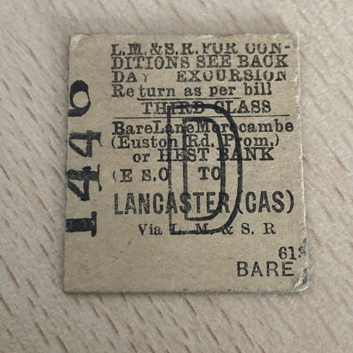 Half railway ticket - ,