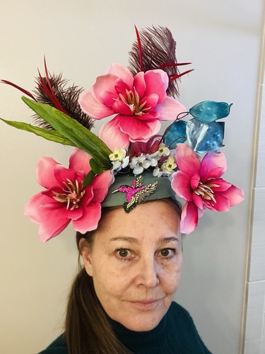 Hat fascinator derby wedding - fascinator, derby/wedding