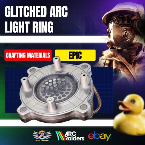 Glitched arc light - light, ring