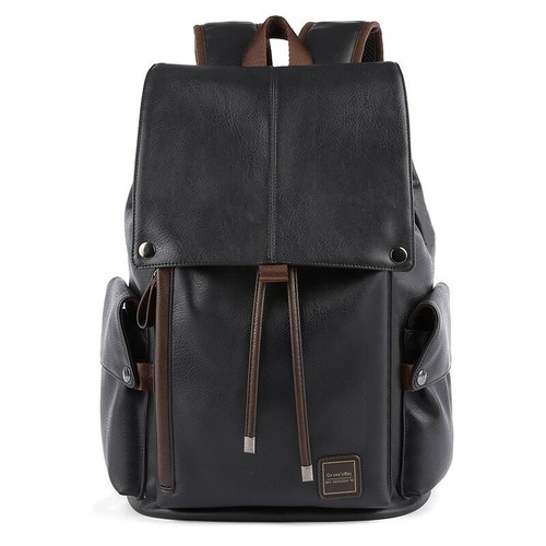 Leather backpack travel multi - travel,