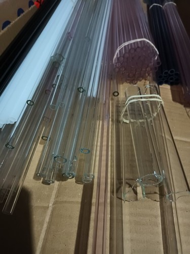 Glass tubing factory offcuts - tubing,