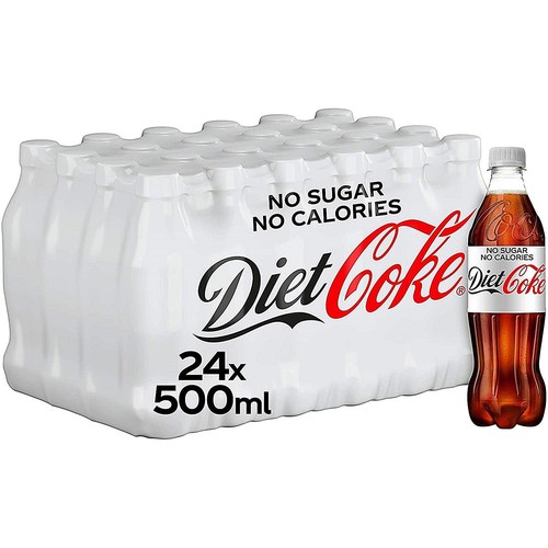 Diet coke 500ml pack - 500ml, 24