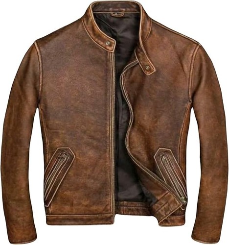 Men distressed brown cafe - men's,