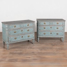 Pair 19th century gustavian - century,