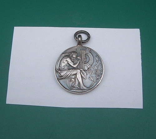 Vintage silver fob - (.925),