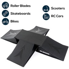 MINI 5 PIECE BIKE STUNT 4 WAY RAMP ICE BREAKER SKATEBOARD SCOOTER SKATE BMX