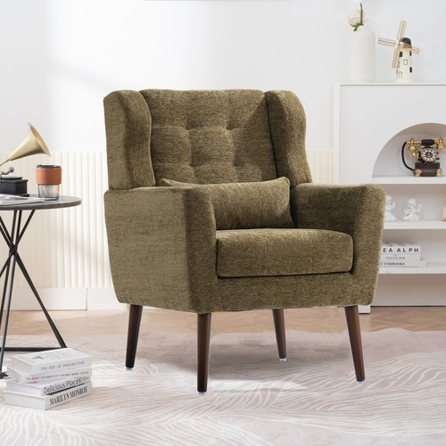 Modern accent chair chenille - modern,