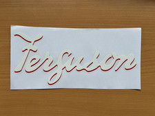 Two Ferguson logo stickers for