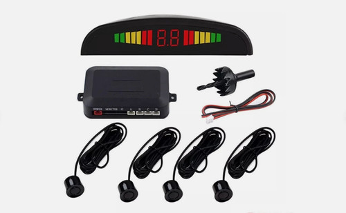 Car rear black parking - rear,