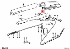 OEM BMW E24 E28 518 518i 520i 524d 524td 525e 525i Protect.cap 34411153534