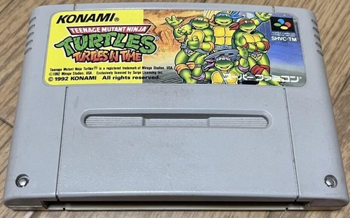 Turtles in time snes - turtles,