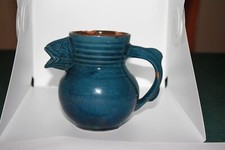 C H BRANNAM BARUM RARE FISH SPOUT JUG