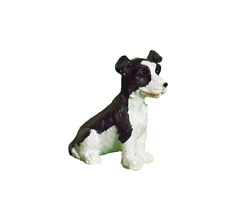 Dolls House Dog Border Collie Resin Domestic Animal Miniature 1:12th Scale