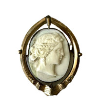 Antique Brooch cameo.  Europe