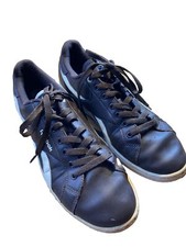 reebok classic MENS LEATHER TRAINERS. UK 9.5. Brown/white. Authentic. Good Order